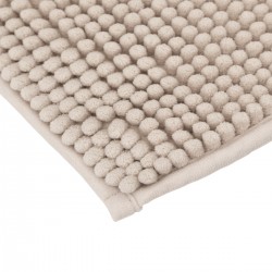 Tapis de bain chenille 50x80cm "Colorama" beige