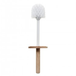 Brosse à wc "Léa" effet marbre blanc