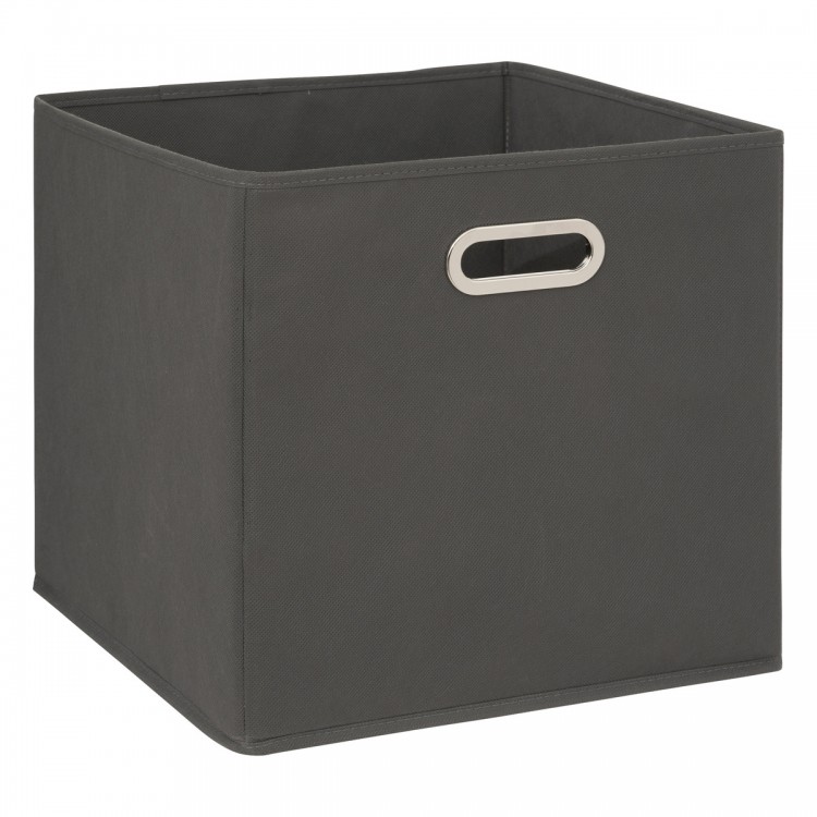 Bac de rangement 31x31cm gris