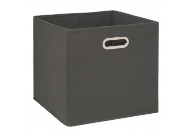 Bac de rangement 31x31cm gris