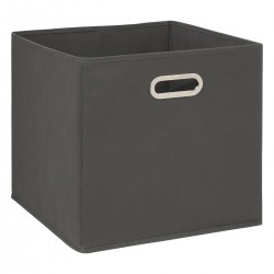 Bac de rangement 31x31cm gris