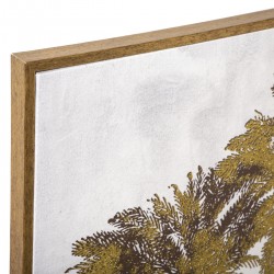 Toile imprimée "Palmier" encadré bois 60x90 cm