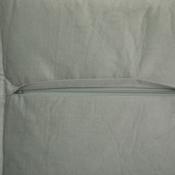 Coussin "Lilou" 45x45cm gris clair