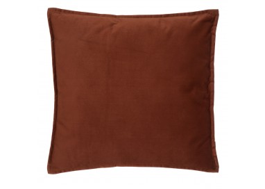 Coussin "Lilou" 45x45cm terracotta