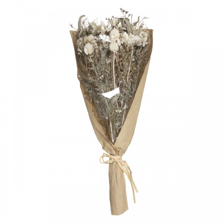 Bouquet d'Eucalyptus "Nature" H48cm beige