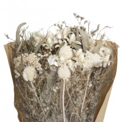 Bouquet d'Eucalyptus "Nature" H48cm beige