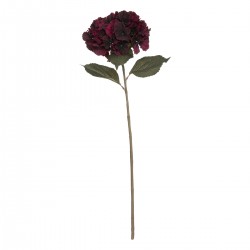 Tige d'hortensia rubis H83cm
