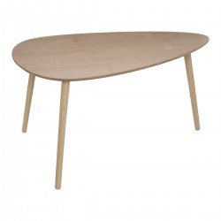 Table basse "Mileo" naturel x2