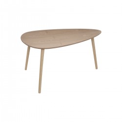 Table basse "Mileo" naturel x2