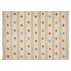 Tapis enfant "Arlequin" coton tufté 120x170cm