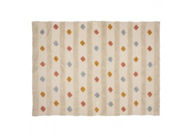 Tapis enfant "Arlequin" coton tufté 120x170cm