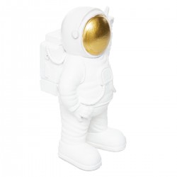Statuette "Soul" en résine H15 cm blanche représentant un astronaute très déco