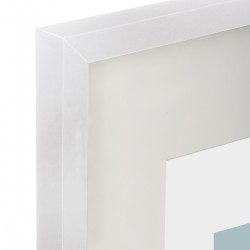 Cadre photo "Manu" en bois blanc 13x18 cm