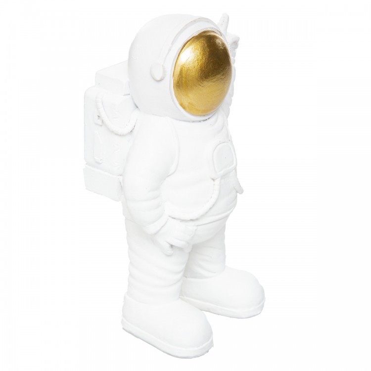 Statuette "Soul" en résine H15 cm blanche représentant un astronaute très déco