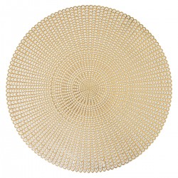 Set Table "Délicatesse" doré D41cm - Divers coloris