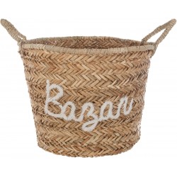 Panier en osier "Bazar" D41cm - My Kozy Shop