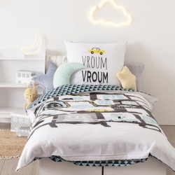 Parure de lit enfant "Vroum" en coton 140x200cm - Divers modèles - My Kozy Shop