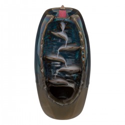 Fontaine à encens bleu 20x11cm - My Kozy Shop