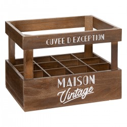 Porte bouteille "Le café bordelais" en bois x12 - My Kozy Shop