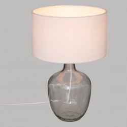 Lampe en verre "Lumière d'hiver" H43cm - My Kozy Shop