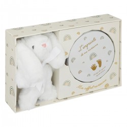 Coffret empreinte et sa peluche