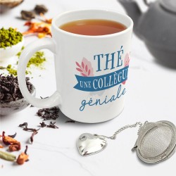 Coffret mug et sa boule à thé "Collègue géniale" - My Kozy Shop