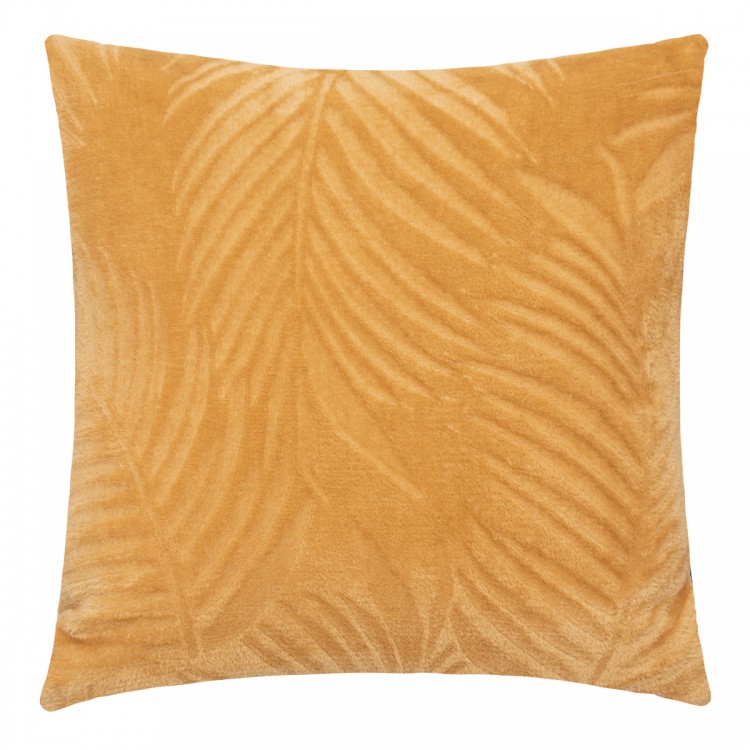 Coussin "Zoa" en flanelle Ocre - Divers coloris - 40x40cm - My Kozy Shop