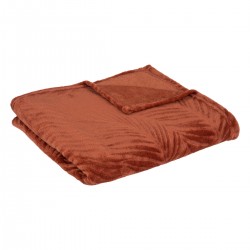 Plaid en flanelle "Zoa" Terracotta 125x150cm - Divers coloris - My Kozy Shop