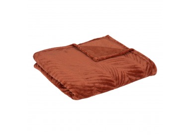 Plaid En Flanelle Avec Sac De Rangement 120 X 150 Cm Marron The