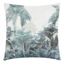 Coussin "Jungle Chic" en velours 40x40cm