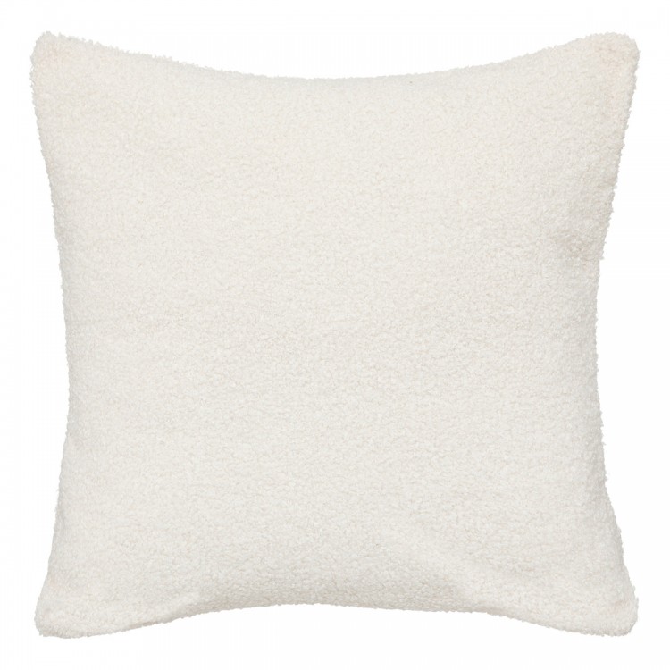 Coussin "Jaiko" fausse fourrure blanc 40x40cm - My Kozy Shop