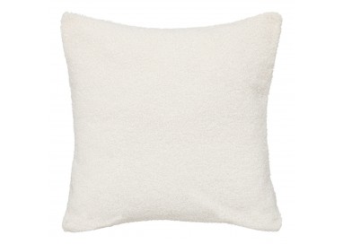 Coussin "Jaiko" fausse fourrure blanc 40x40cm - My Kozy Shop