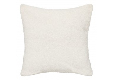 Coussin "Jaiko" fausse fourrure blanc 40x40cm - My Kozy Shop