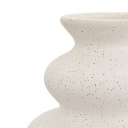 Vase "Olme" en céramique sable blanc H20cm - My Kozy Shop