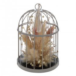 cage en métal "Lumière d'hiver" H20cm - My Kozy Shop
