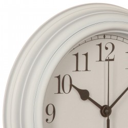 Horloge en plastique effet moulure 