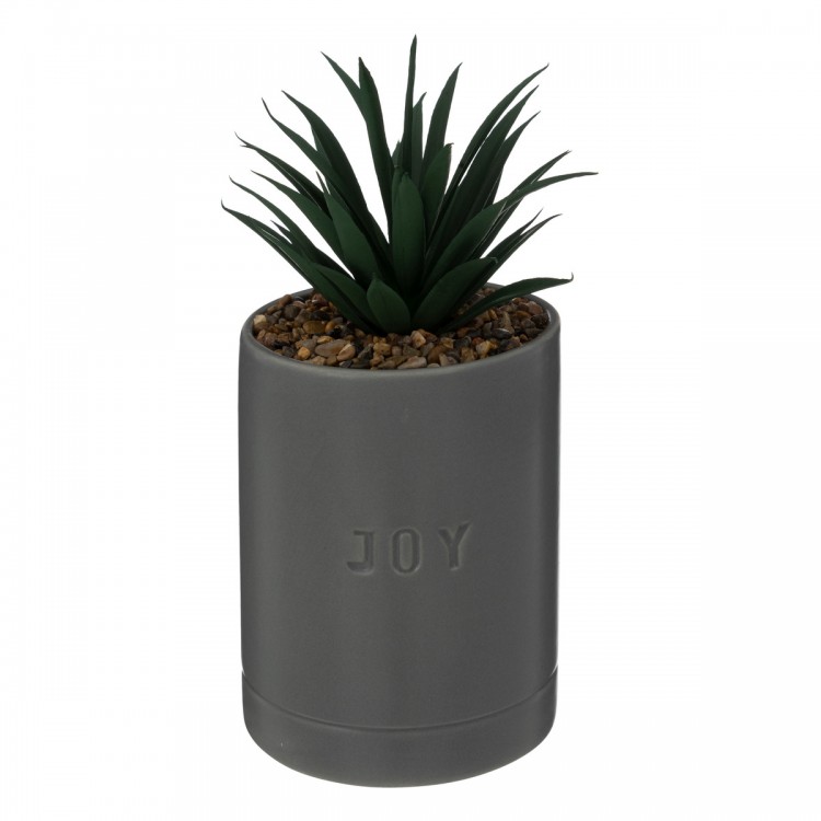 Plante artificielle "Avi" Gris bleu H20cm - My Kozy Shop Plante artificielle "Avi" Gris bleu H20cm - My Kozy Shop