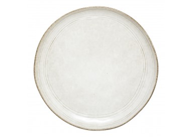 Lot de 6 assiettes dessert  "Flower" D21cm gris - My Kozy Shop