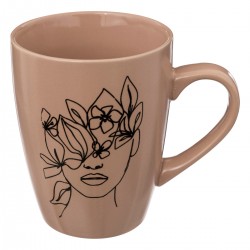 Mug "Visage" 35cl rose - My Kozy Shop