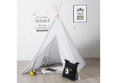 Tipi graphique gris