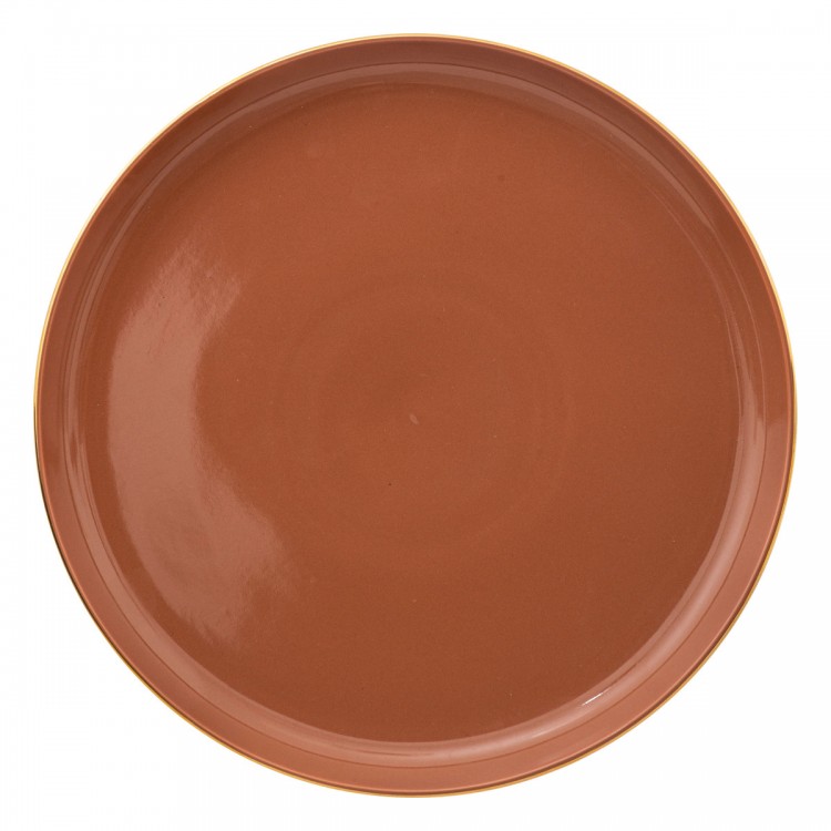 Assiette plate "Le Collectionneur" terracotta D27cm - My Kozy Shop