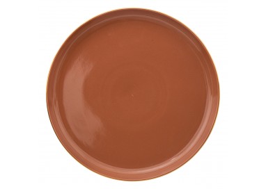 Assiette plate "Le Collectionneur" terracotta D27cm - My Kozy Shop