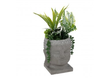 Plante artificielle "Bouddha" en ciment H30cm - My Kozy Shop