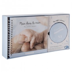 Coffret album de naissance et empreinte 