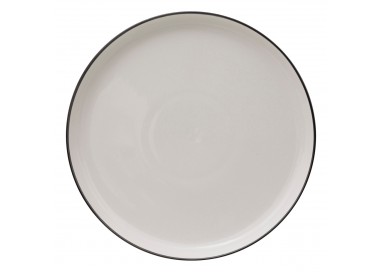 Lot de 6 assiettes plates "Alix" en porcelaine D27cm - My Kozy Shop