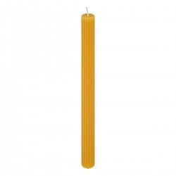 Bougie bâton "Demi" H26cm jaune moutarde - My Kozy Shop