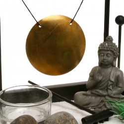 Jardin zen et son gong 