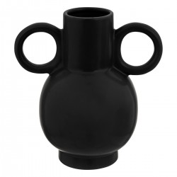 Vase "Olme" en céramique noir H22 - My Kozy Shop