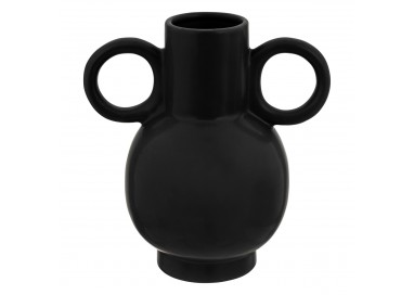 Vase "Olme" en céramique noir H22 - My Kozy Shop