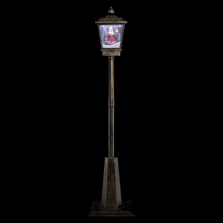 Lanterne d'intérieur d'une hauteur de 180 cm Noël noir doré Lanterne d'intérieur d'une hauteur de 180 cm Noël noir doré
